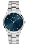 DANIEL WELLINGTON IONIC LINK NAVY BRACELET WATCH, 36MM,DW00100458