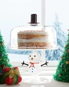 MASSIMO LUNARDON SNOWMAN CAKE STAND,PROD160020003