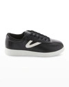 Tretorn A-nyliteca Canvas Retro Tennis Sneakers In Bk/wt