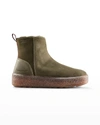 Cougar Broom Boots In Olive