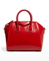 Givenchy Antigona Mini Box Calfskin Satchel Bag In 601 Dark Red