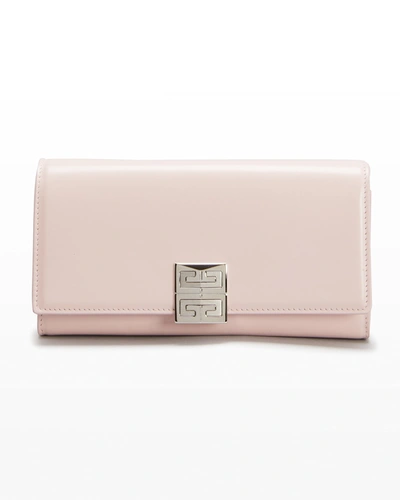 Givenchy 4g Continental Wallet-on-chain In Pink