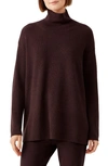 Eileen Fisher Merino Wool Turtleneck Sweater In Casis