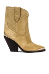Isabel Marant Taupe Leyane Boots In Beige