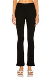 Simon Miller Black Rib Cyrene Lounge Pants In Black