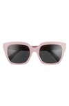 CELINE 56MM CAT EYE SUNGLASSES,CL40198FW5672A