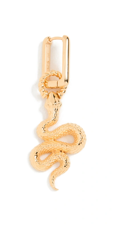 Missoma Snake Charm Clip-on Pendant 18ct Gold Plated