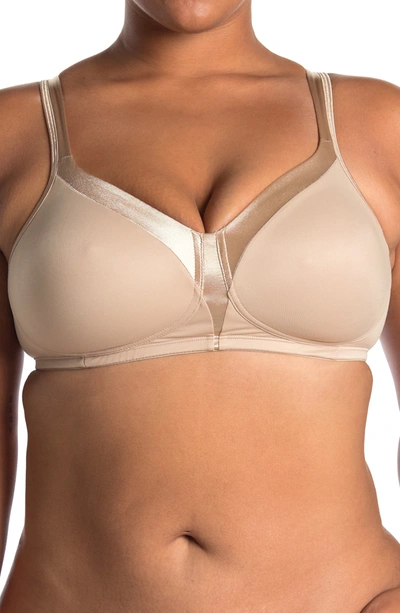 Playtex 18 Hour 4803 Silky Soft Smoothing Wirefree Bra In Nude