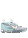 Nike Tricolor Air Vapormax 2021 Flyknit Sneakers In Grün