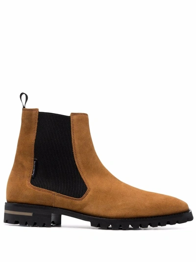 Filling Pieces Western Chelsea Ankle Boots 480282419330 In Beige