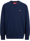 Supreme Small Box Logo Crewneck Sweatshirt In Blau