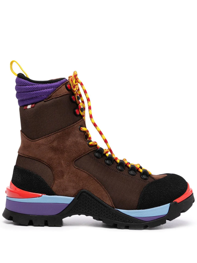 Bally Hike 1 Lace-up Boots In Brown