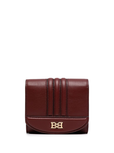 Bally Blessy Leather Wallet In Rot