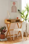 URBAN OUTFITTERS CORY COLLAPSIBLE WOOD DESK IN NATURAL AT URBAN OUTFITTERS,60194438