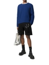 Alexander Mcqueen Logo Print Black Track Shorts In Black