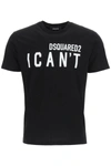 Dsquared2 I Cant Cotton T-shirt In Mixed Colours