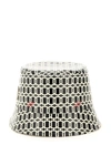Roger Vivier Grand Vivier Coated Canvas Bucket Hat In Mixed Colours