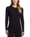 CUDDL DUDS SOFTWEAR WITH STRETCH LONG-SLEEVE LAYERING TOP