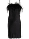Gilda & Pearl Camille Slip Dress In Black