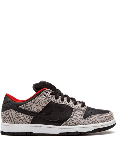 Nike X Supreme Sb Dunk Low Pro Sneakers In Black