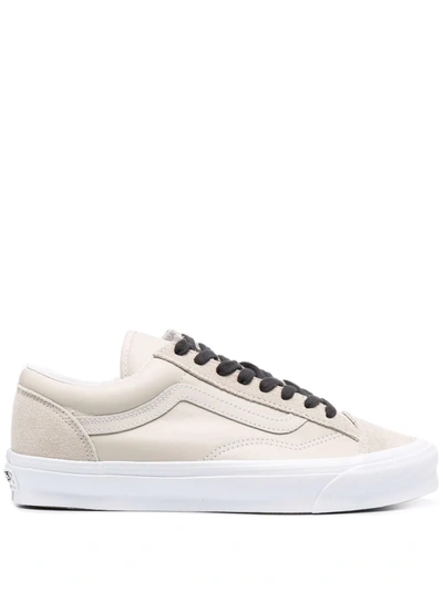 Vans Vault Og Style 36 Lx Leather Trainers In Neutrals