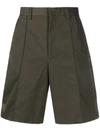 Valentino Vltn Tag Shorts Men In Green