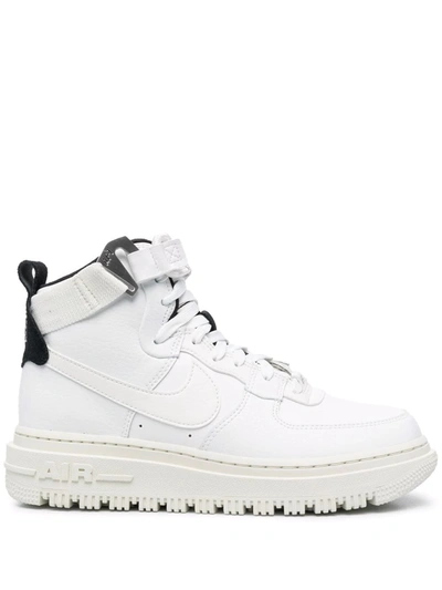 Nike Air Force 1 High Utility 2.0 Suede And Textured-leather Sneakers In White