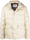 WOOLRICH FEATHER-DOWN HOODED PUFFER JACKET