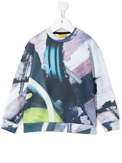 Marques' Almeida Multicolor Sweatshirt For Kids With Print