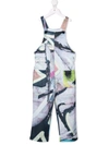 MARQUES' ALMEIDA GRAFFITI-PRINT STRAIGHT-LEG DUNGAREES