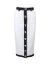 BALMAIN SKIRT,XF1LD025DB57 GAB