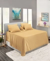 Nestl Bedding Extra Deep Pocket 7-pc. Sheet Set, King Split In Camel Gold-tone
