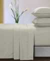 Azores Home Microfiber Deep Pocket 3 Piece Sheet Set, Twin Xl In Cloud