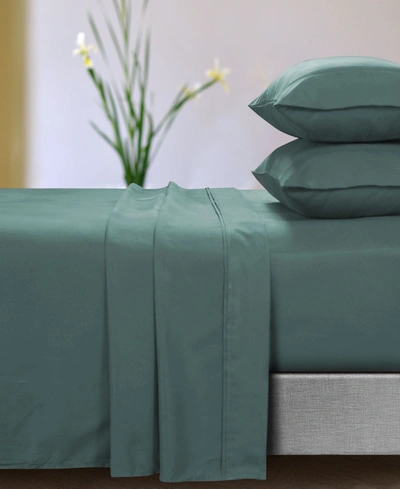 Azores Home Microfiber Deep Pocket 4 Piece Sheet Set, Queen In Atlantic
