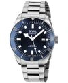 Gevril Men's Yorkville Silver-tone Stainless Steel Swiss Automatic Bracelet Watch 43mm In Silver-tone