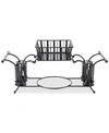 Mikasa Gourmet Basics By  Band & Stripe Buffet Caddy In Black Grou