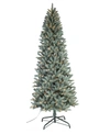 Santa's Workshop 9" Blue Spruce Slim Tree In Blue