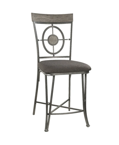 Acme Furniture Landis Counter Height Chairs, Set Of 2 In Gray