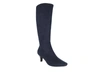 Impo Namora Womens Pull On Zipper Knee-high Boots In Midnight Blue