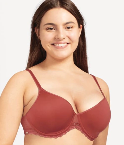 Chantelle Parisian Allure Spacer T-shirt Bra In Desert Rose