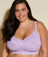 Cosabella Never Say Never Ultra Curvy Sweetie Bralette In Icy Violet