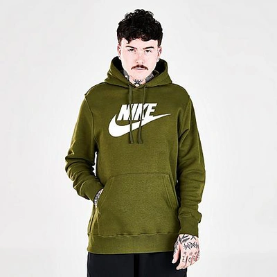 Nike Sportswear Club Fleece Hoodie In Rough Green/rough Green