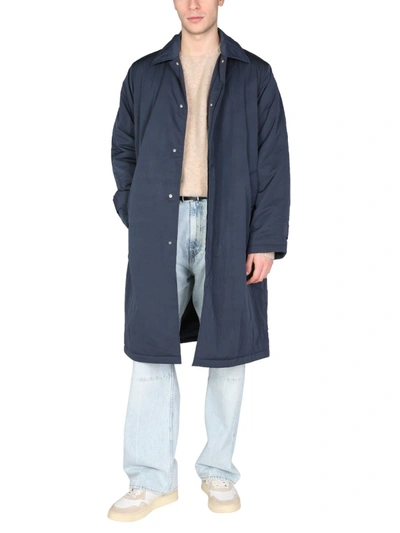Sunflower Relaxed Fit Coat In Blue | ModeSens