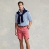 Ralph Lauren 8-inch Stretch Straight Fit Chino Short In Nantucket Red