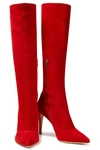 SERGIO ROSSI SUEDE KNEE BOOTS,3074457345631739229