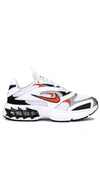 Nike Women's Zoom Air Fire Casual Sneakers From Finish Line In White  Team Orange  Reflect Silver  & Bl