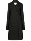 3.1 Phillip Lim Notched-collar Double-breasted Coat In Black