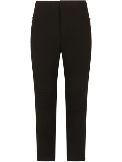 Dolce & Gabbana Slim-cut Tailored Trousers In Black