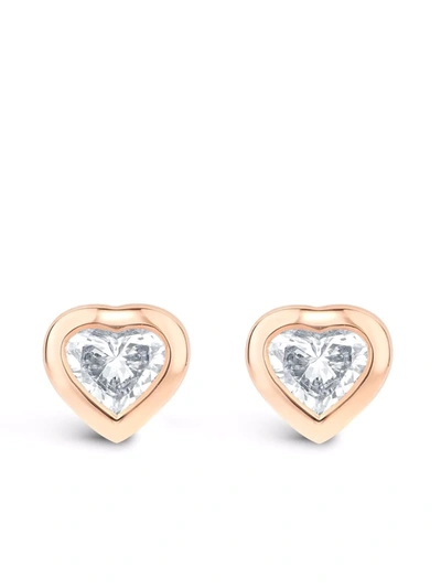 Pragnell 18kt Yellow Gold Sundance Diamond Stud Earrings In Rosa