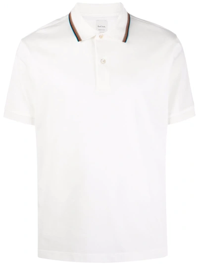 Ps By Paul Smith Short-sleeve Polo Shirt In White